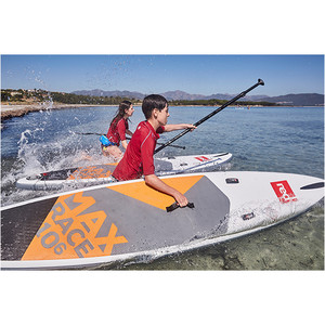2019 Red Paddle Co Max Race 10'6 X 26 "oppustelig Stand Up Paddle Board - Legeret Paddle-pakke
